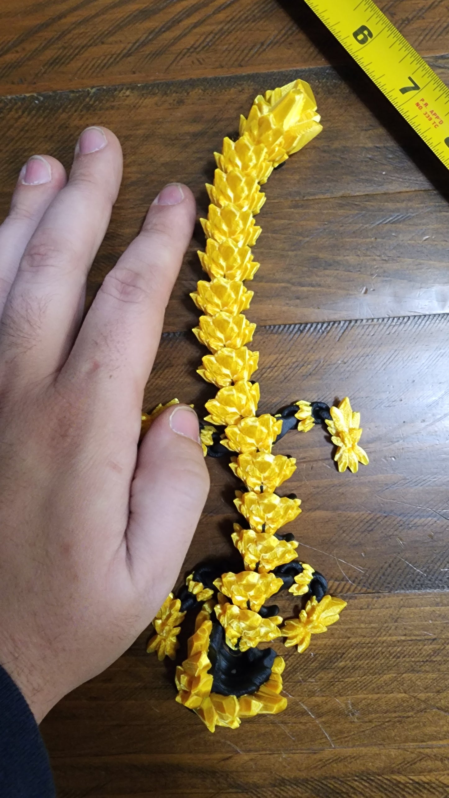 Crystal Teen Dragon articulated 3d printed fidget